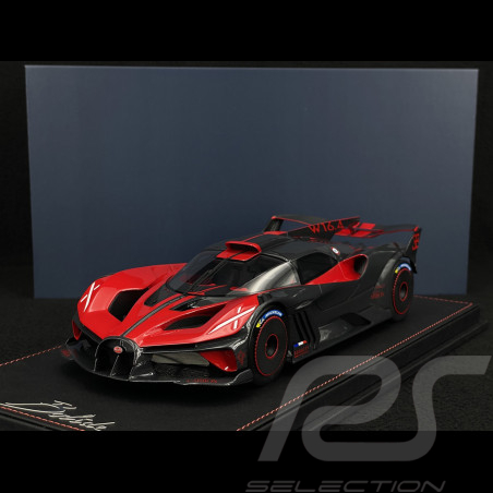 Bugatti Bolide 2024 Rouge / Carbone Noir 1/18 MCM