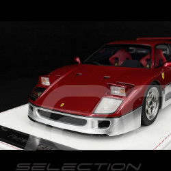 Ferrari F40 1987 Carbon Red / Silver 1/18 GL Model GLF40