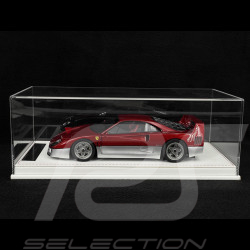 Ferrari F40 1987 Rouge Carbone / Argent 1/18 GL Model GLF40