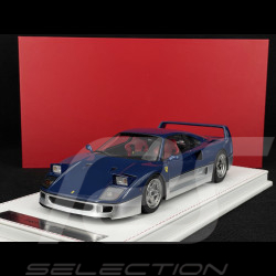 Ferrari F40 1987 Carbon Blue / Silver 1/18 GL Model GLF40