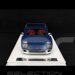 Ferrari F40 1987 Carbon Blue / Silver 1/18 GL Model GLF40