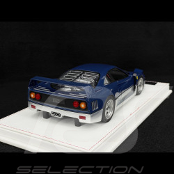 Ferrari F40 1987 Carbon Blue / Silver 1/18 GL Model GLF40