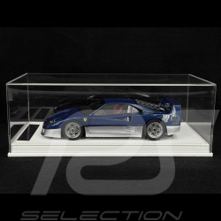 Ferrari F40 1987 Carbon Blue / Silver 1/18 GL Model GLF40