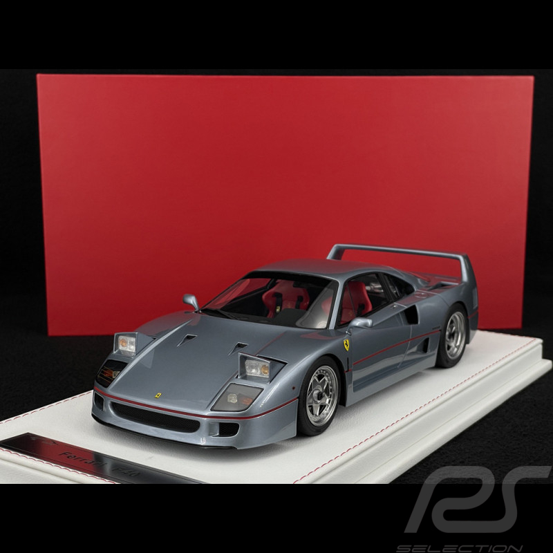Ferrari F40 1987 Silver Grey 1/18 GL Model GLF40