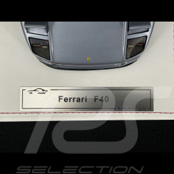 Ferrari F40 1987 Silver Grey 1/18 GL Model GLF40
