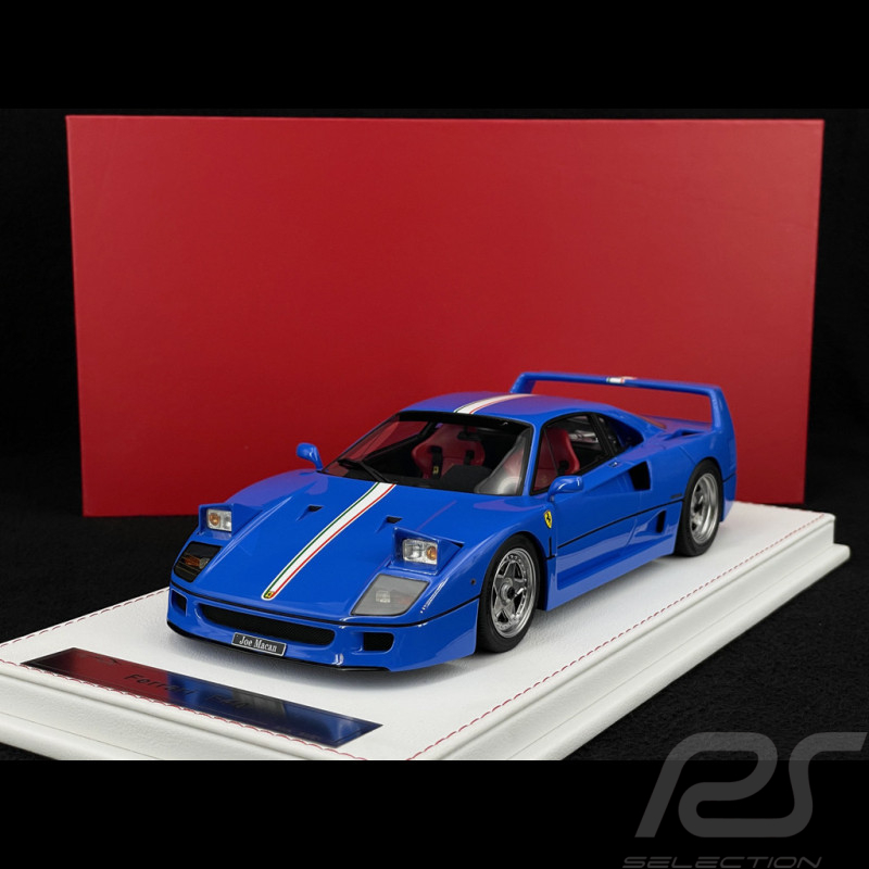 Ferrari F40 1987 Blue Italia 1/18 GL Model GLF40