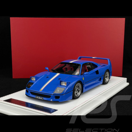 Ferrari F40 1987 Blue Italia 1/18 GL Model GLF40