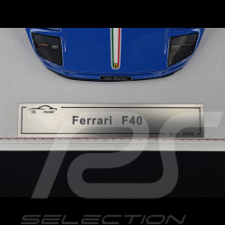 Ferrari F40 1987 Blue Italia 1/18 GL Model GLF40
