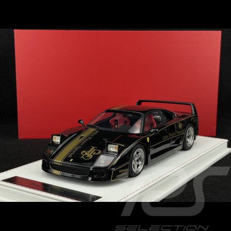 Ferrari F40 1987 John Player Special Schwarz Glänzend 1/18 GL Model GLF40
