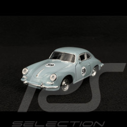 Trio Set Porsche 356 B 1961 / 911 Carrera RS 2.7 1973 et 911 GT3 RS 2023 sur remorque avec Combi Volkswagen 1/38 Welly