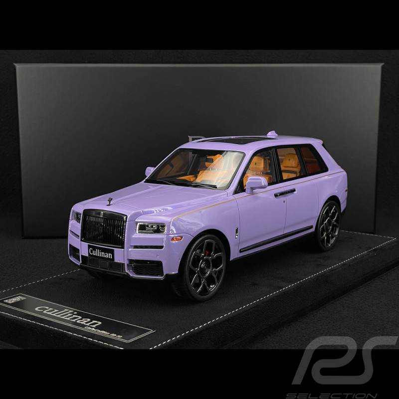 Rolls Royce Cullinan 2018 Twilight Purple / Orange Interior 1/18 GL Model GLCUTP