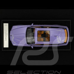 Rolls Royce Cullinan 2018 Dämmerungsviolett / Orangefarbener Innenraum 1/18 GL Model GLCUTP