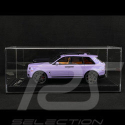 Rolls Royce Cullinan 2018 Dämmerungsviolett / Orangefarbener Innenraum 1/18 GL Model GLCUTP