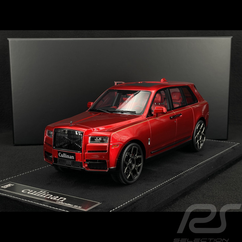 Rolls Royce Cullinan 2018 Rouge Liquide / Intérieur Rouge 1/18 GL Model GLCULR