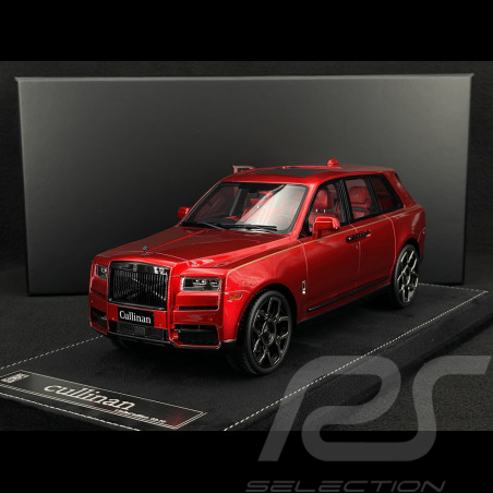 Rolls Royce Cullinan 2018 Flüssigrot / Roter Innenraum 1/18 GL Model GLCULR
