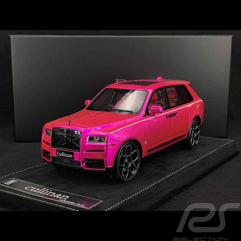 Rolls Royce Cullinan 2018 Electric Pink / Red Interior 1/18 GL Model GLCUEP