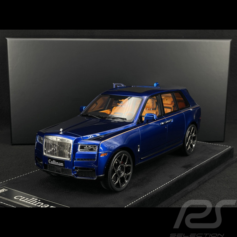 Rolls Royce Cullinan 2018 Transparentes Blau / Orangefarbener Innenraum 1/18 GL Model GLCUTB