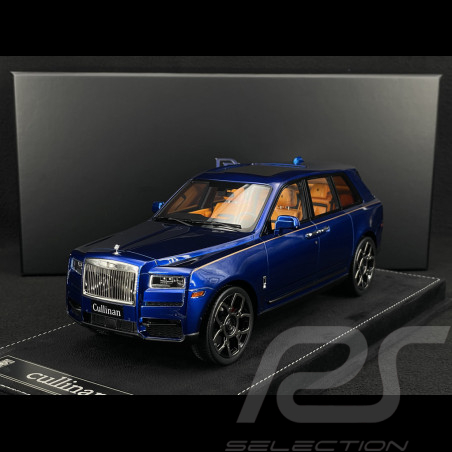 Rolls Royce Cullinan 2018 Transparentes Blau / Orangefarbener Innenraum 1/18 GL Model GLCUTB