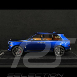 Rolls Royce Cullinan 2018 Transparentes Blau / Orangefarbener Innenraum 1/18 GL Model GLCUTB