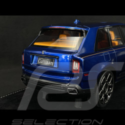 Rolls Royce Cullinan 2018 Transparent Blue / Orange Interior 1/18 GL Model GLCUTB