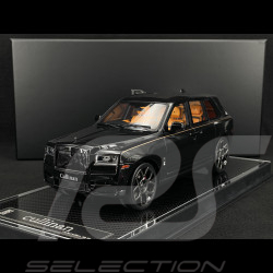 Rolls Royce Cullinan 2018 Schwarz Metallic / Orangefarbener Innenraum 1/18 GL Model GLCUBM