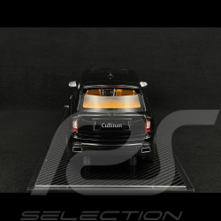 Rolls Royce Cullinan 2018 Schwarz Metallic / Orangefarbener Innenraum 1/18 GL Model GLCUBM