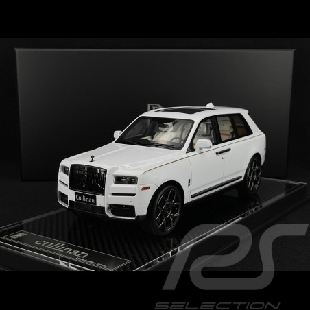 Rolls Royce Cullinan 2018 Arktisweiß / Weiße Innenausstattung 1/18 GL Model GLCUAW