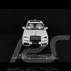Rolls Royce Cullinan 2018 Twilight Arctic White / White Interior 1/18 GL Model GLCUAW