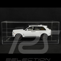 Rolls Royce Cullinan 2018 Twilight Arctic White / White Interior 1/18 GL Model GLCUAW