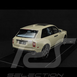 Rolls Royce Cullinan 2018 Beige Gris Perle / Intérieur Bleu Clair 1/18 GL Model GLCUBG