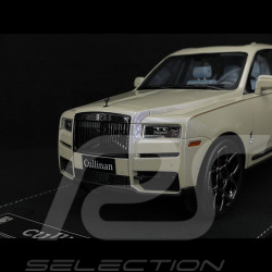 Rolls Royce Cullinan 2018 Beige Pearl Grey / Light Blue Interior 1/18 GL Model GLCUBG