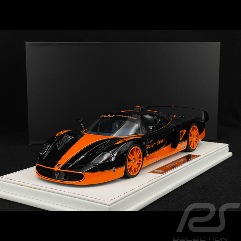 Maserati MC12 GT1 2004 Orange / Carbon Schwarz 1/18 GL Model MC12GT1OB