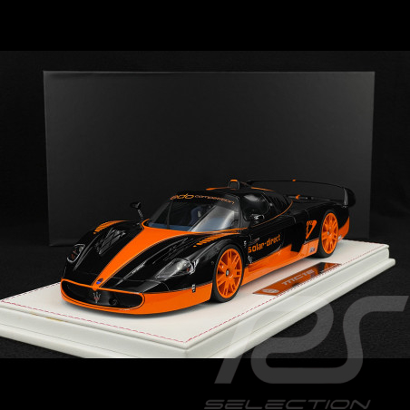 Maserati MC12 GT1 2004 Orange / Carbon Schwarz 1/18 GL Model MC12GT1OB
