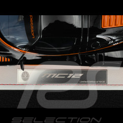 Maserati MC12 GT1 2004 Orange / Carbon Schwarz 1/18 GL Model MC12GT1OB