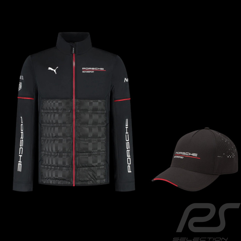 Duo Veste Porsche Motorsport 6 + Casquette Porsche Noir
