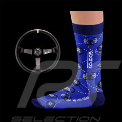 Inspiration Sparco Racing Steering Wheels Socks / Blue - Unisex - Size 41/46