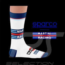 Chaussettes Inspiration Martini Racing Sparco / Blanc / Bleu / Rouge - Mixte - Pointure 41/46