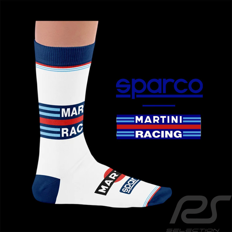 Inspiration Martini Racing Sparco Socks / White / Blue / Red - Unisex - Size 41/46