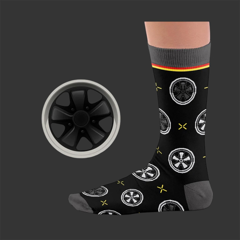 Inspiration Porsche 911 S Fuchs Wheels Unisex Socks