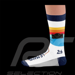 Chaussettes Inspiration 24h Le Mans Retro Groupe C / Blanc - Mixte - Pointure 41/46