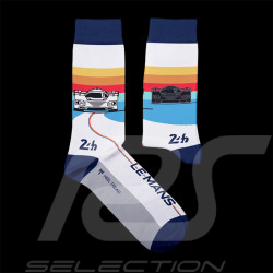 Chaussettes Inspiration 24h Le Mans Retro Groupe C / Blanc - Mixte - Pointure 41/46
