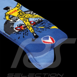 Inspiration Michel Vaillant 24h Le Mans Socks Le 13 est au Départ / White - Unisex - Size 41/46
