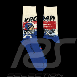 Inspiration Michel Vaillant Socks / Blue / White / Red - Unisex - Size 41/46