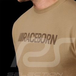T-Shirt Porsche Motorsport Raceborn Beige WAP912MSF - mixte
