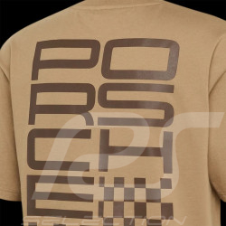 Porsche T-Shirt Motorsport Raceborn Beige WAP912MSF - Unisex
