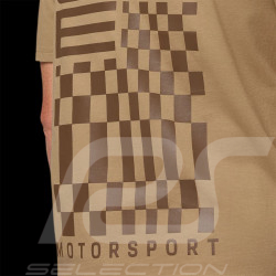 Porsche T-Shirt Motorsport Raceborn Beige WAP912MSF - Unisex