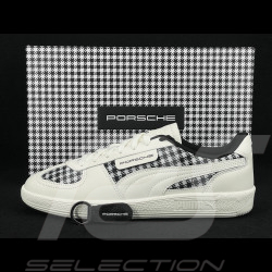 Porsche 911 Shoes Palermo Puma Pepita White with Keyring WAP150PAL - unisex
