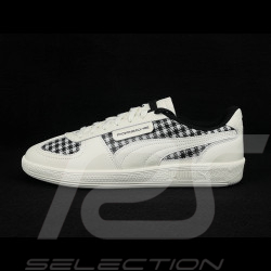 Porsche 911 Schuhe Palermo Puma Pepita Weiß mit Schlüsselanhänger WAP150PAL - unisex