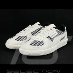 Porsche 911 Schuhe Palermo Puma Pepita Weiß mit Schlüsselanhänger WAP150PAL - unisex
