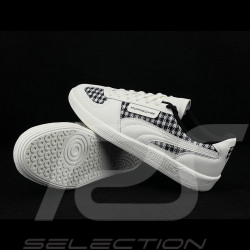 Porsche 911 Shoes Palermo Puma Pepita White with Keyring WAP150PAL - unisex